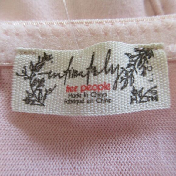 FREE PEOPLE INTIMATELY Got Glam Mesh Slip Dress Size L ***FLAW*** Pink Salt NWT - Picture 7 of 11